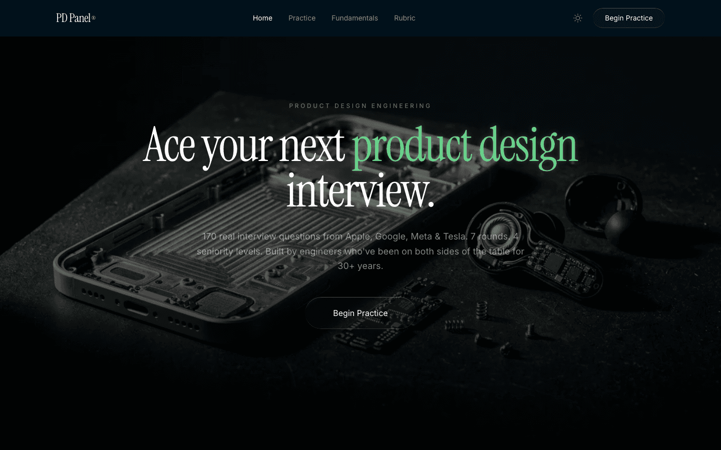 PD Interview Panel screenshot