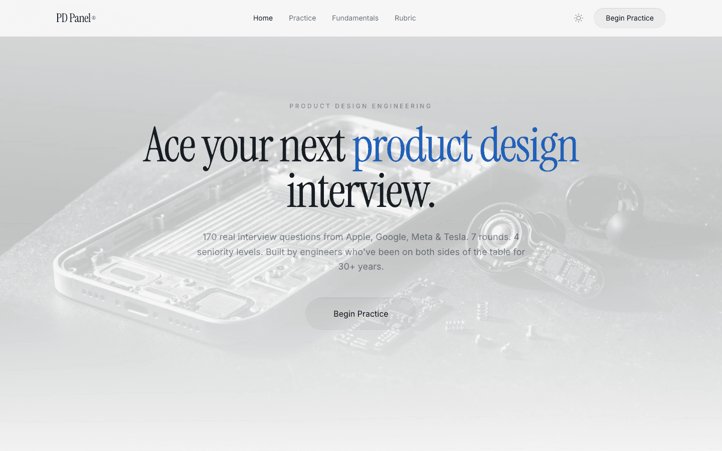 PD Interview Panel screenshot